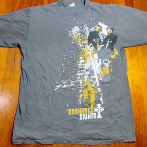Boondock Saints Prayer Graphic T Shirt The Prophecy Movie T-Shirt Size L y2k